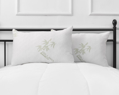 Bamboo Memory Foam Pillow by Milano Online Sale The Sleep Factory