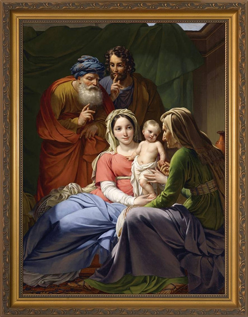 Holy Family with Grandparents 8 x 10