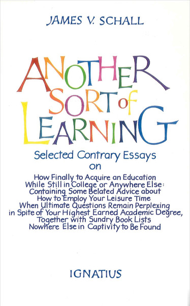 Another Sort of Learning