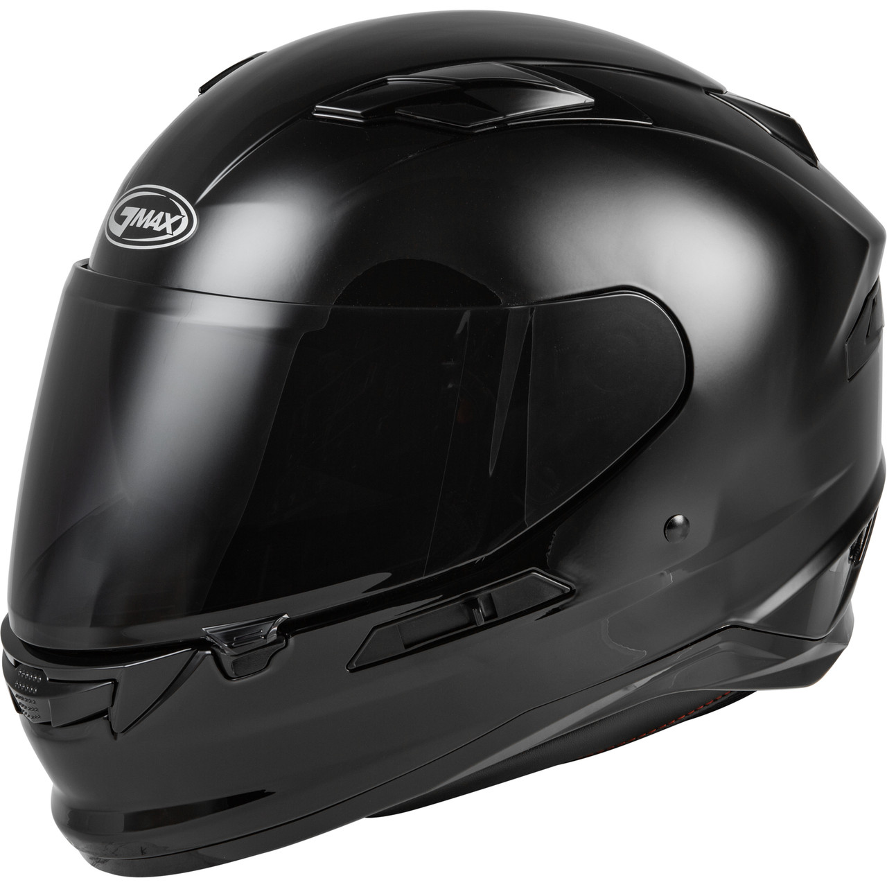 black motorcycle helmet full face