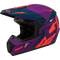 MX-46 COMPOUND HELMET MATTE PURPLE/CORAL/BLUE YL