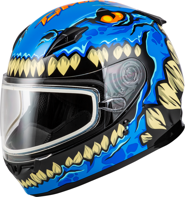 YOUTH GM-49Y DRAX SNOW HELMET BLUE YL