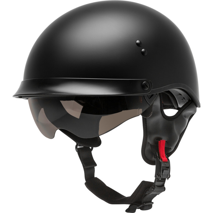 HH-65 Half Helmet Full Dressed Matte Black 2X HH-65 Half Helmet Full Dressed Matte Black 2X