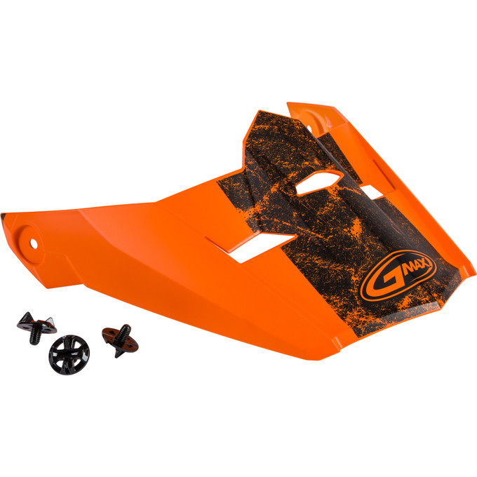 Visor W/Screws Dominant MX-46 Matte Orange/Black MD-2X