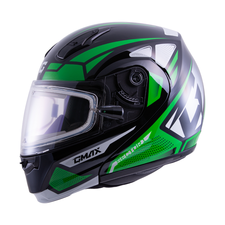Black/Green/White