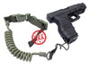 KZ Tactical Pistol Lanyard w/ Belt Loop Attachment