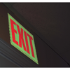 Cyalume Cyflect Exit Sign w/ Adhesive Backing Glows and Reflects