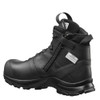 Haix 620012 Black Eagle Safety 55 Mid Side Zip 5" Black Boots