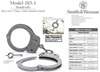 S&W Model 103 Chain Handcuff Satin Stainless Finish