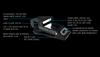 QuiqLite X2 Tactical Aluminum USB Rechargeable Clip Flashlight