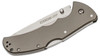 When developing the Cold Steel Code 4, the aim was to create an ultra-thin, ultra-light, highly functional utility knife that is a breeze to carry. There is great comfort to be gleaned from knowing you are carrying a good knife, and many of our friends in Law Enforcement talk about how they’re always looking for that one reliable, lightweight blade that can become a permanent part of their everyday loadout. We believe that the Cold Steel Code 4 is destined to become that knife! It won't weigh down your uniform or provide unnecessary bulk. It's a pleasure to carry – so it's always there when you need it! Available in a variety of blade configurations, with ambidextrous pocket clips and thumb studs, each Code 4 features sturdy, hard-anodized gun metal grey 6061 Aluminum handles, the world-renowned Tri-Ad locking mechanism, and high satin polished, razor sharp S35VN blades.