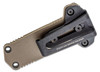 SOG Pentagon FX Covert FDE Fixed Blade Dagger Knife 3.4" Double Plain Edge