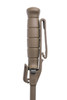 This sawback survival knife is a perfect addition to any tool kit, field pack, or belt. Developed in close cooperation with Austrian Army Rangers, the no-nonsense GLOCK knife features a tough 6.5" carbon steel clip point blade and molded polymer hilt, tough enough to break windows or cut through the toughest tree limb, yet perfectly balanced for appropriate conditions. The one-piece polymer sheath is ideal for keeping the 3/16 inch blade protected. The set includes an integral retention system to keep your GLOCK knife secure during times of extreme activity.