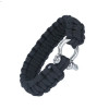 Bison Paracord Survival Bracelet, small, Blue