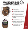 Wolverine 33L Cargo Pro Backpack Gunmetal