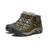 Keen Men's Targhee II Black Olive/Yellow Mid Waterproof Hiking Boots