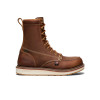 Keen Men's Liberty 8" Waterproof Leather Brown/Gum Boot (Soft Toe)