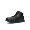 Keen Men's PTC Kenton Mid Work Black/Black Shoe (Soft Toe)