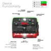 Guardian Angel Micro Series Wearable Safety Lights Red/Green