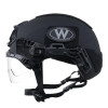 Team Wendy EXFIL® Clear Lens/Black Ballistic Visor V2