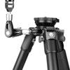 Endeavor L APR and CPR (aluminum and carbon, respectively) shooting tripods give you the flexibility to connect with either a standard Arca plate or Picatinny rail. Simply flip the lever, lock in, and take aim. The 65mm leveling half-ball lets you rotate 360 degrees and tilt +/- 15° - helping you find and follow your target quickly. Vanguard crafts these tripods using advanced CNC engineering for precision, performance. and reliability.