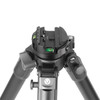 Endeavor L APR and CPR (aluminum and carbon, respectively) shooting tripods give you the flexibility to connect with either a standard Arca plate or Picatinny rail. Simply flip the lever, lock in, and take aim. The 65mm leveling half-ball lets you rotate 360 degrees and tilt +/- 15° - helping you find and follow your target quickly. Vanguard crafts these tripods using advanced CNC engineering for precision, performance. and reliability.