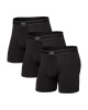 Saxx Daytripper 3-Pack Comfort Stretch Black Boxer Brief