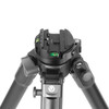 Endeavor L APR and CPR (aluminum and carbon, respectively) shooting tripods give you the flexibility to connect with either a standard Arca plate or Picatinny rail. Simply flip the lever, lock in, and take aim. The 65mm leveling half-ball lets you rotate 360 degrees and tilt +/- 15° - helping you find and follow your target quickly. Vanguard crafts these tripods using advanced CNC engineering for precision, performance. and reliability.