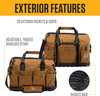 Carhartt 18-Inch Molded Base Heavyweight Brown Tool Bag