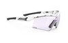 Rudy Tralyx Plus Laser Purple Lens/White Gloss Frame Eyewear