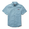 Wolverine Men's Grayson II Short Sleeve Chambray Blue Shadow Shirt