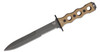 Benchmade SOCP CPM-3V Black Double Edge Combo Blade Dagger 7" Fixed Blade Desert Tan Knife