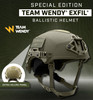 TEAM Wendy EXFIL Ballistic Helmet X-Velcro Panel Ranger Green Medium / Large