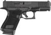The 6th Generation of Glock pistols delivers enhanced ergonomics for increased usability and comfort with a unique optic ready system. The Gen6 pistols features an optic ready system; ergonomic frame with palm swell; extended thumb rest; enlarged beavertail; slide serrations are angled deeper into the slide to make the surface engagement more tactile for slide manipulations; grip texture combines 2 textures into one to create the perfect blend of performance and comfort on an extended surface area; flat faced trigger design comes standard and maintains the Safe Action System for uncompromising safety and reliability. The undercut trigger guard and the reduced distance from the frame to the trigger allows for a higher grip and easier reach for a variety of users. Includes three optic plates that allow various optics to be screwed directly into the slide.