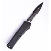 Microtech 1142-2T Combat Troodon Gen III D/E - Black Handle - Black Blade