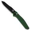 Benchmade 9400BK Auto Osborne 3.4" Green Aluminum Plain Blade Knife