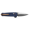 Benchmade 491 Lowden 2.79" Crater Blue Aluminum Spear-Point Knife