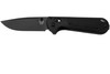 Benchmade 430BK-02 Redoubt 3.55" Black Grivory Drop-point Knife