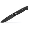 Benchmade 163BK Bushcrafter Carbon Fiber 4.38" Black Drop-Point Knife
