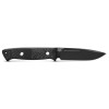 Benchmade 163BK Bushcrafter Carbon Fiber 4.38" Black Drop-Point Knife