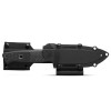 Benchmade 163BK Bushcrafter Carbon Fiber 4.38" Black Drop-Point Knife