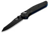 Benchmade 945BK-1 Mini Osborne 2.92" Black & Blue G10 Reverse Tanto Knife