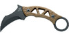 Fox Knives Karambit Fixed Blade Knife Tribal K 2.2" Plain Edge
