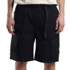 Alpha Industries Belted Cargo Black Shorts