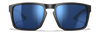Wiley X Apex Sunglasses Captivate Polarized Blue/Gloss Black Frame