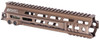 The Super Modular Rail (SMR) MK4 M-LOK is Geisseles ultra-rugged M-LOK option. These rails are purpose-built and feature integrated M1913 picatinny rail sections at the fore of the rail in the 3, 6 and 9 oclock positions. Maximum venting for heat dissipation also dramatically reduces the rail's overall weight, while maintaining its same strong and rigid platform. Utilizing Magpul's M-LOK technology at the 3, 6, and 9 o'clock positions, as well as the upper 45 quadrants.