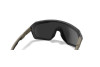 Wiley X Citadel Matte Black and Tan Frame with Captivate Tungsten Mirror Lens Sunglasses