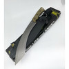 Tops A-Klub Fixed Blade Knife 12.4" Tanto Plain Edge, Open Box