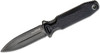SOG Pentagon FX Covert Blackout Fixed Blade Dagger Knife 3.4" Double Plain Edge, Open Box