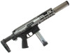 B&T Limited Sniper Grey SPC9 SD2 Pistol with Modular 2-Piece Titanium Suppressor and Tele-Brace